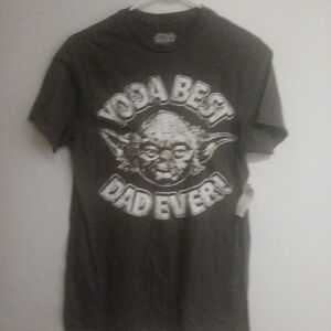 NWT Men's Star Wars Yoda Best Dad Ever Graphic Tee